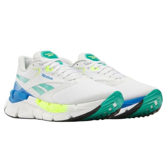 Reebok Mens FloatZig Symmetros Sneakers / White/Yellow